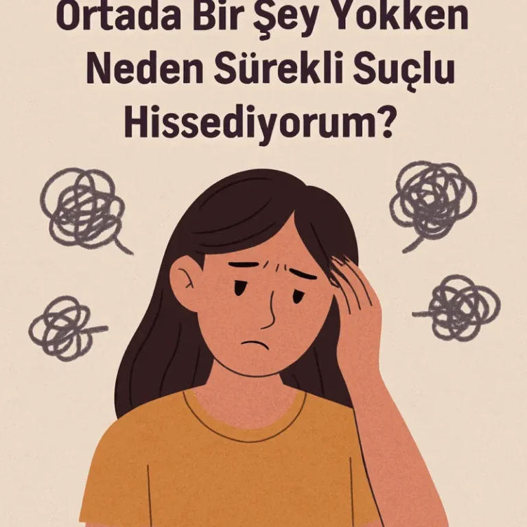 Suçluluk Duygusu: Ortada Bir Şey Yokken Neden Sürekli Suçlu Hissediyorum?